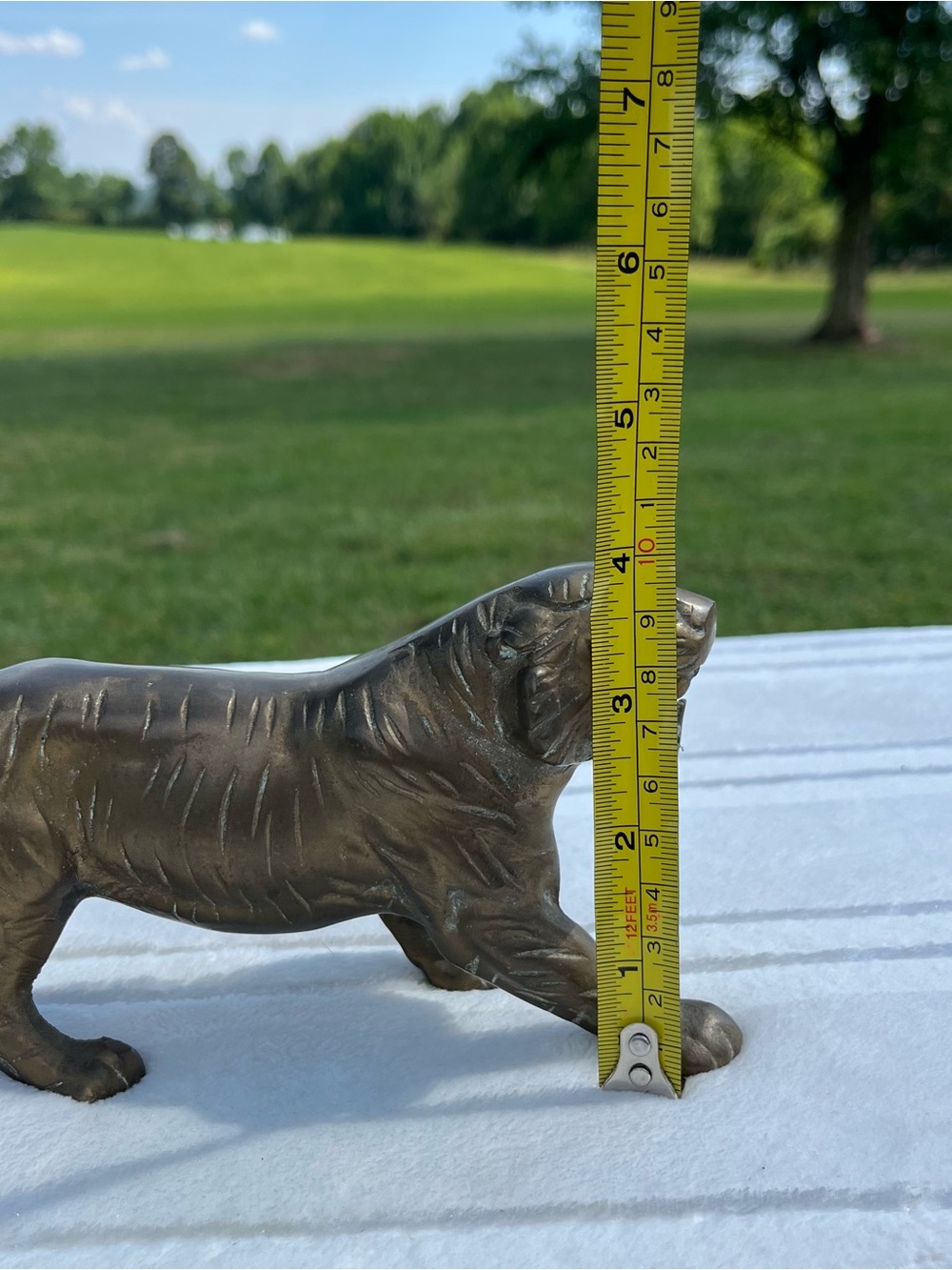 Handmade Vintage Brass Panther - Picture 5 of 5